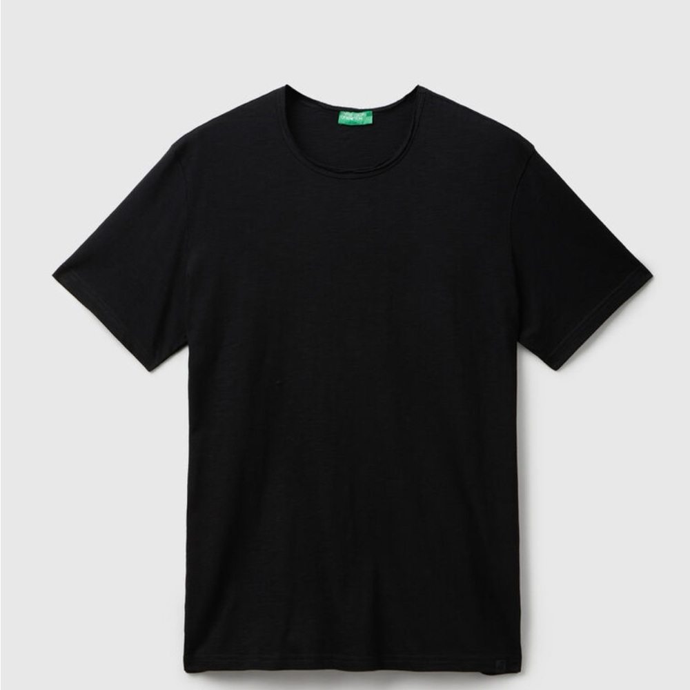 United Colors Of Benetton Black Short Sleeve Tee